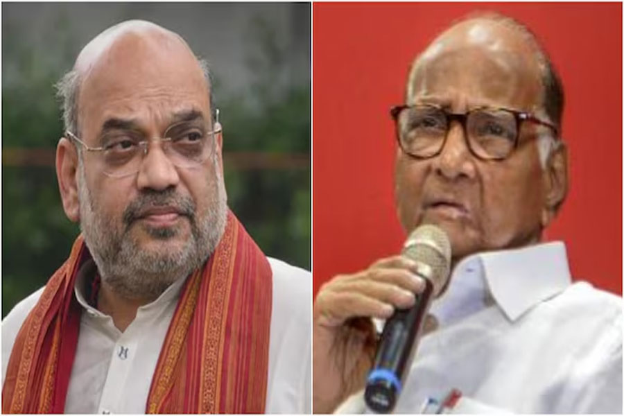 amit shah & sharad pawar