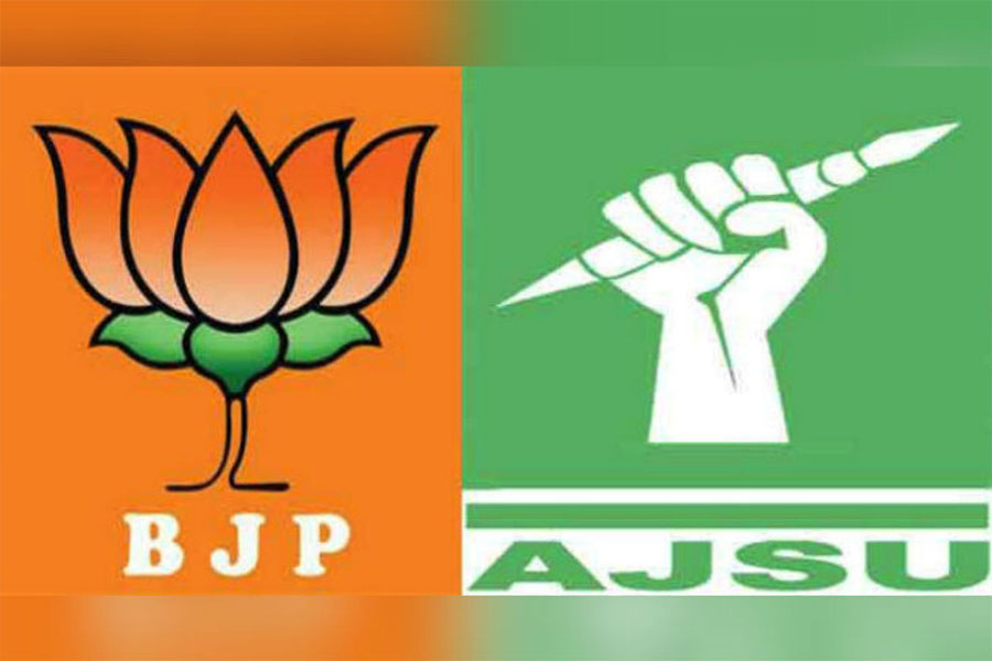 BJP and AJSU party