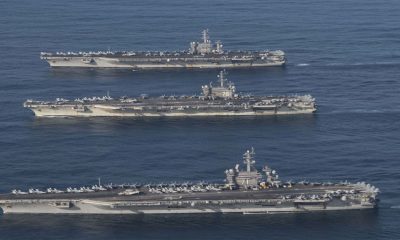 US aircraft carriers