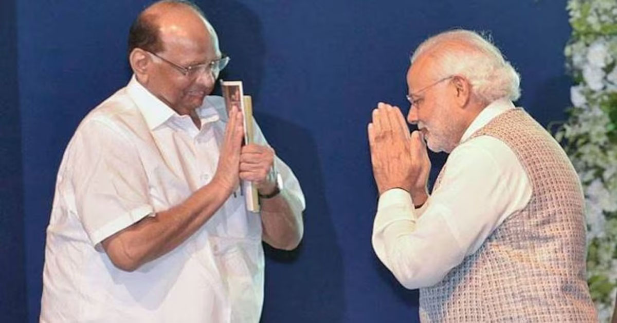 modi sharad pawar