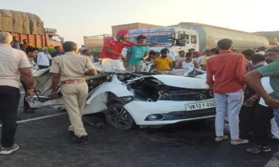 Car-collides-with-truck