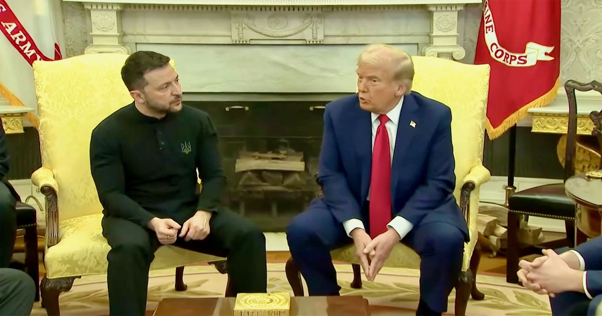 Zelensky and Trump