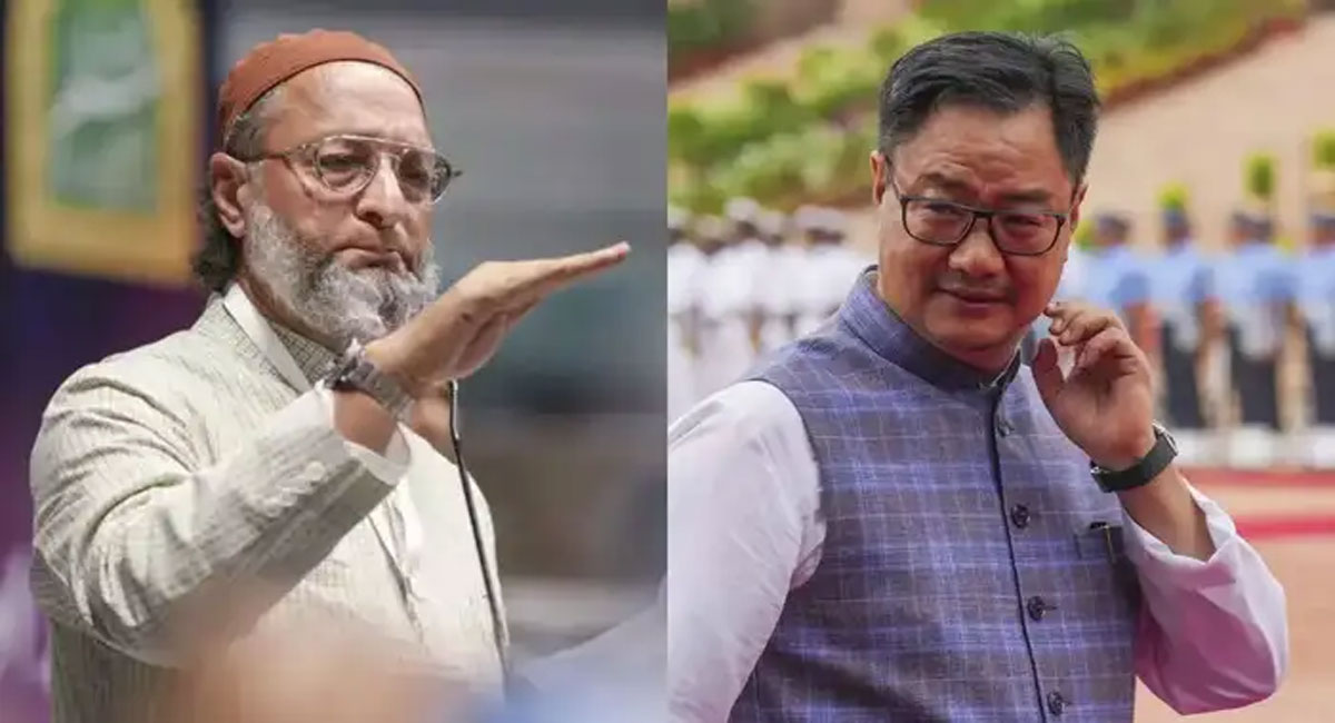 Kiren-Rijiju-&-Owaisi