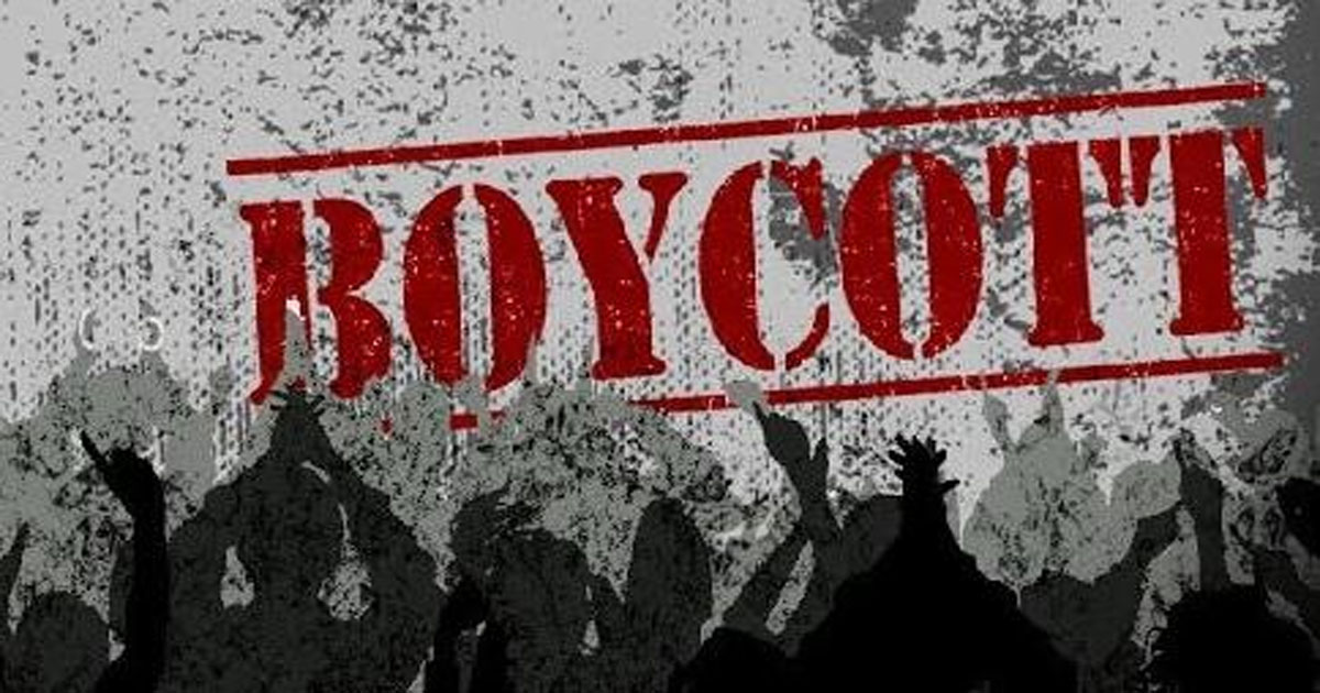 boycotted