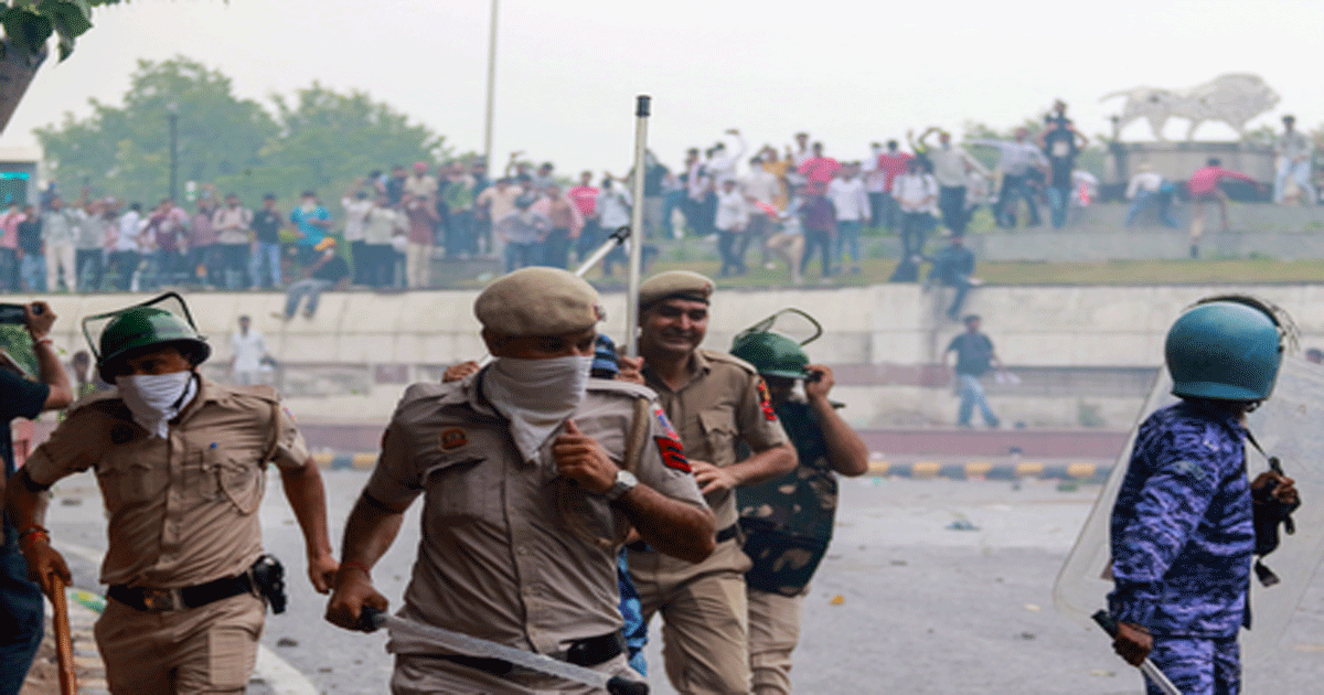 Delhi-Protest